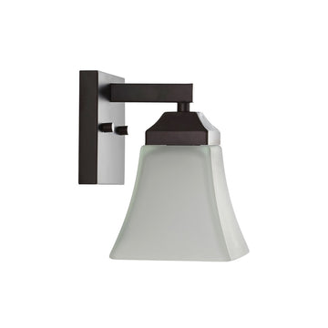 Staunton Iron/Glass Modern Cottage LED Vanity Light - JONATHAN Y
